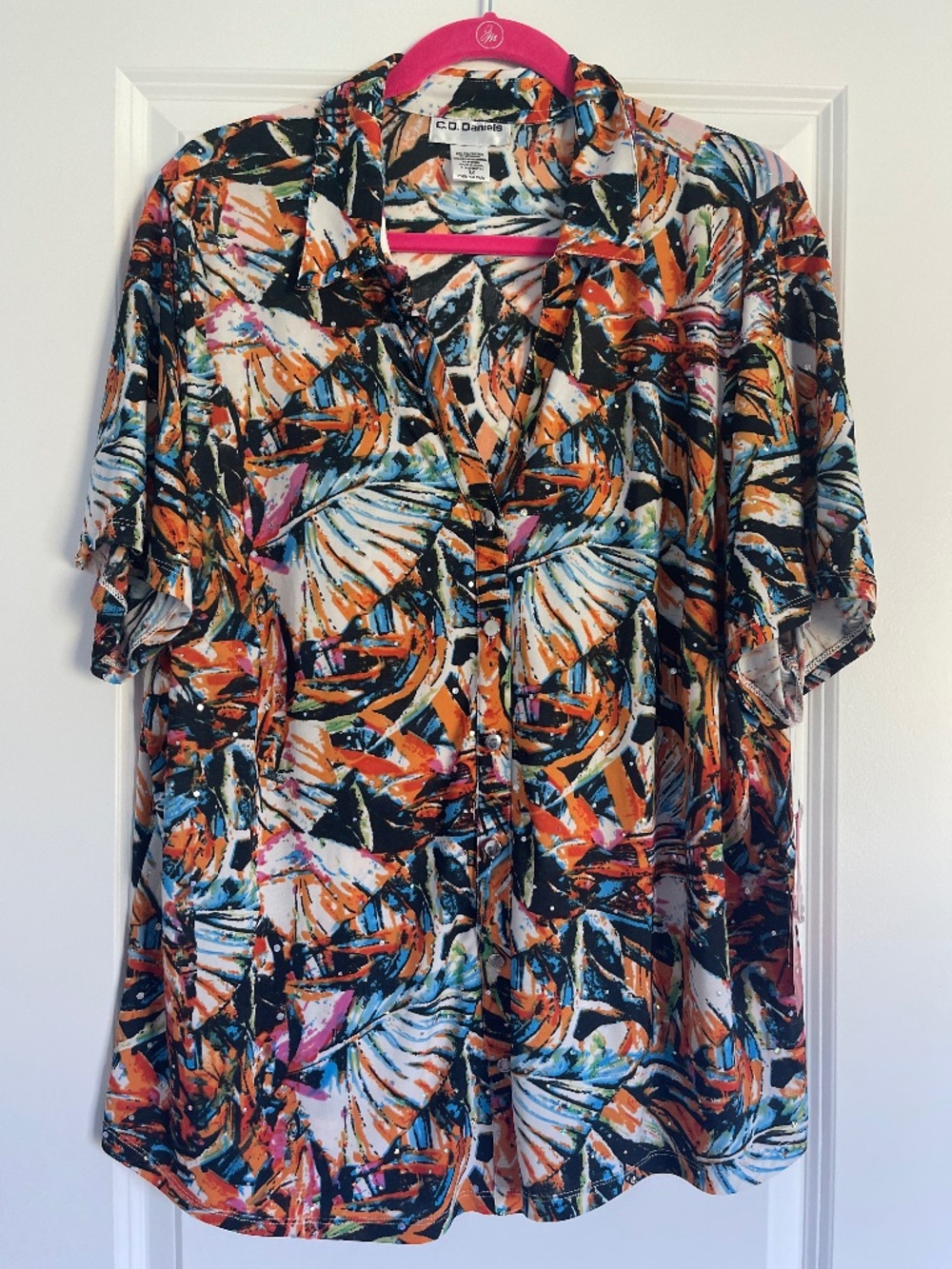 NWT CD Daniels Plus Size Women’s Button Up Blouse